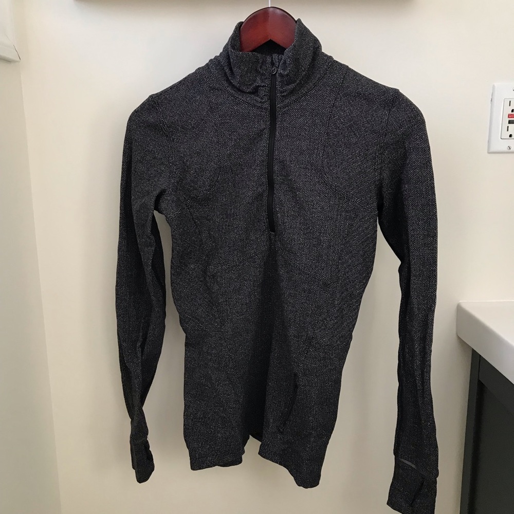 Lululemon Houndstooth Half Zip Pullover